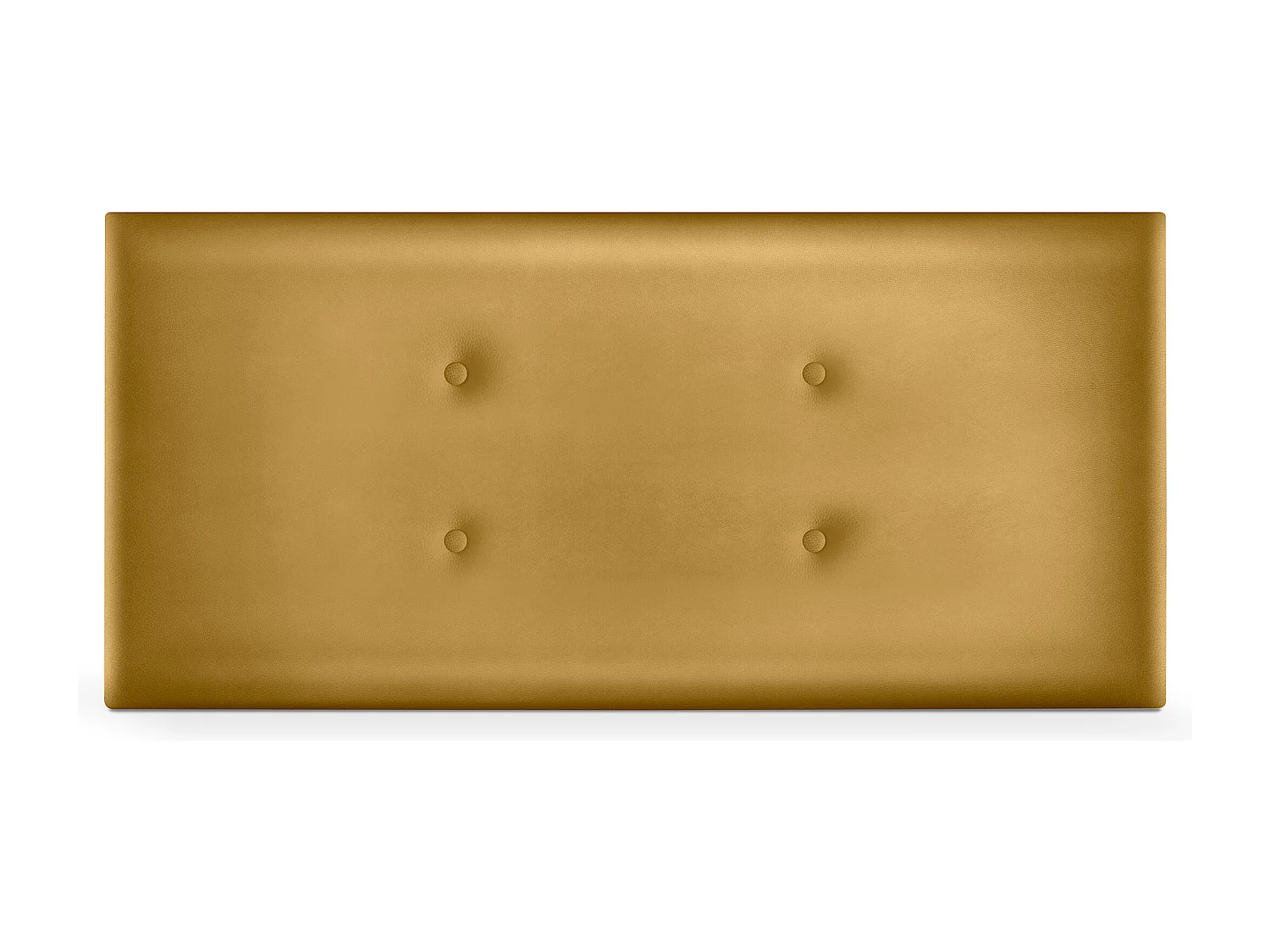 DHOME Kopfteil aus Kunstleder mit 2 Reihen Knöpfen 95x50cm Betten 90 - Dorado