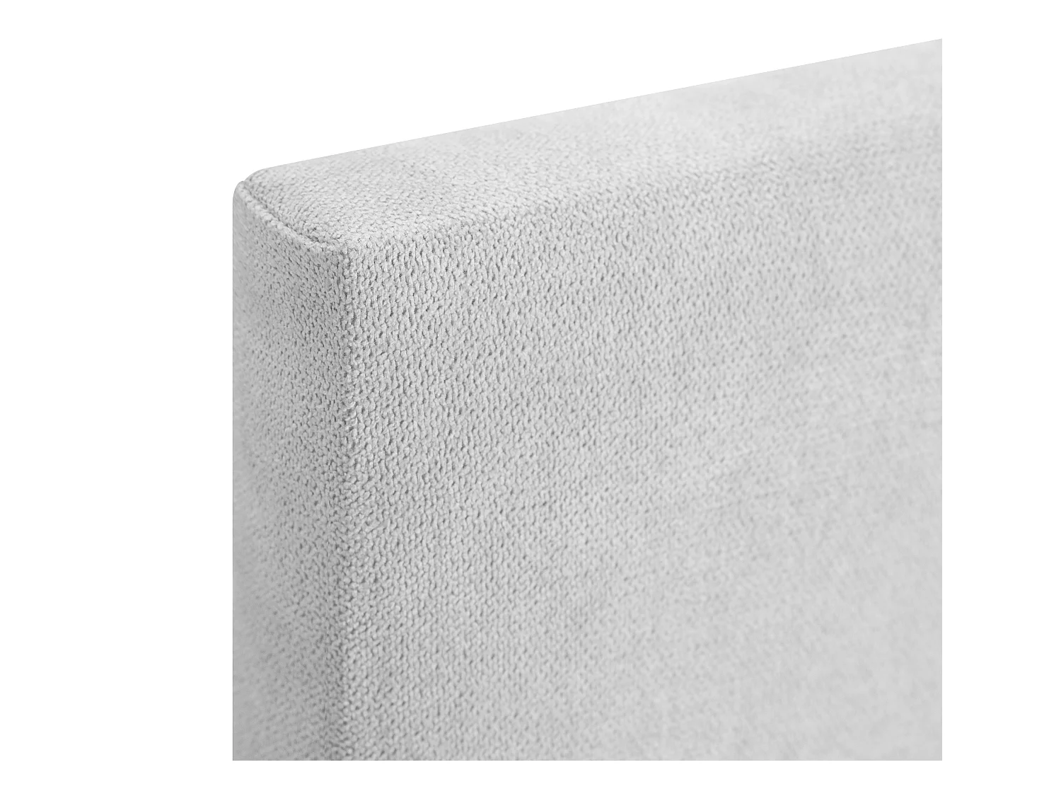 DHOME Tête de lit en tissu Aqualine Capitoné 105x60cm Lits 105 - Gris perle