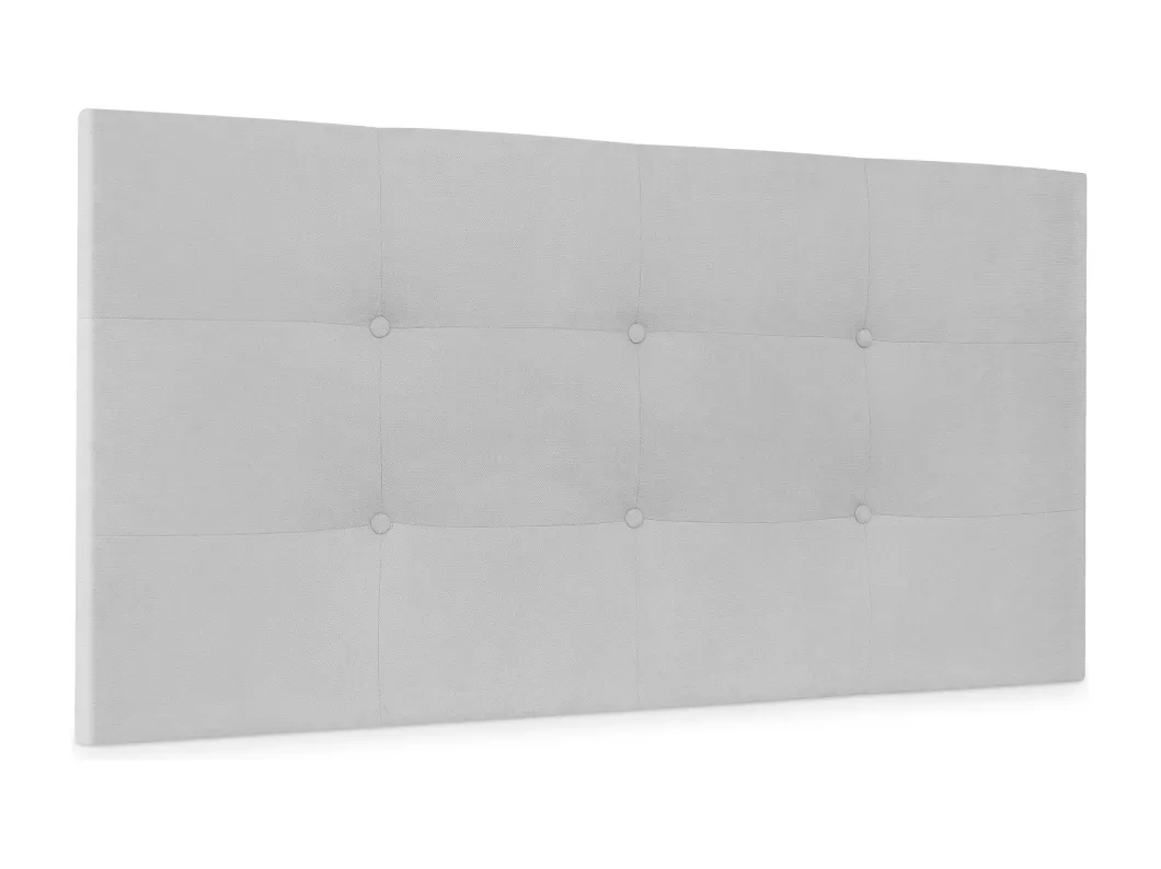 Kauf Unique DHOME Aqualine Kopfteil aus getuftetem Stoff, 105 x 60 cm, Betten 105 – Perlgrau