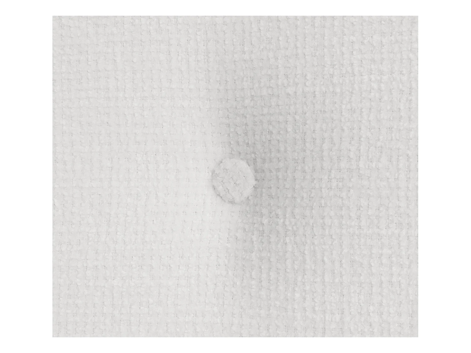 DHOME Tête de lit en laine naturelle avec Boutons 160x105cm avec pieds Lits 150/160 - Blanc