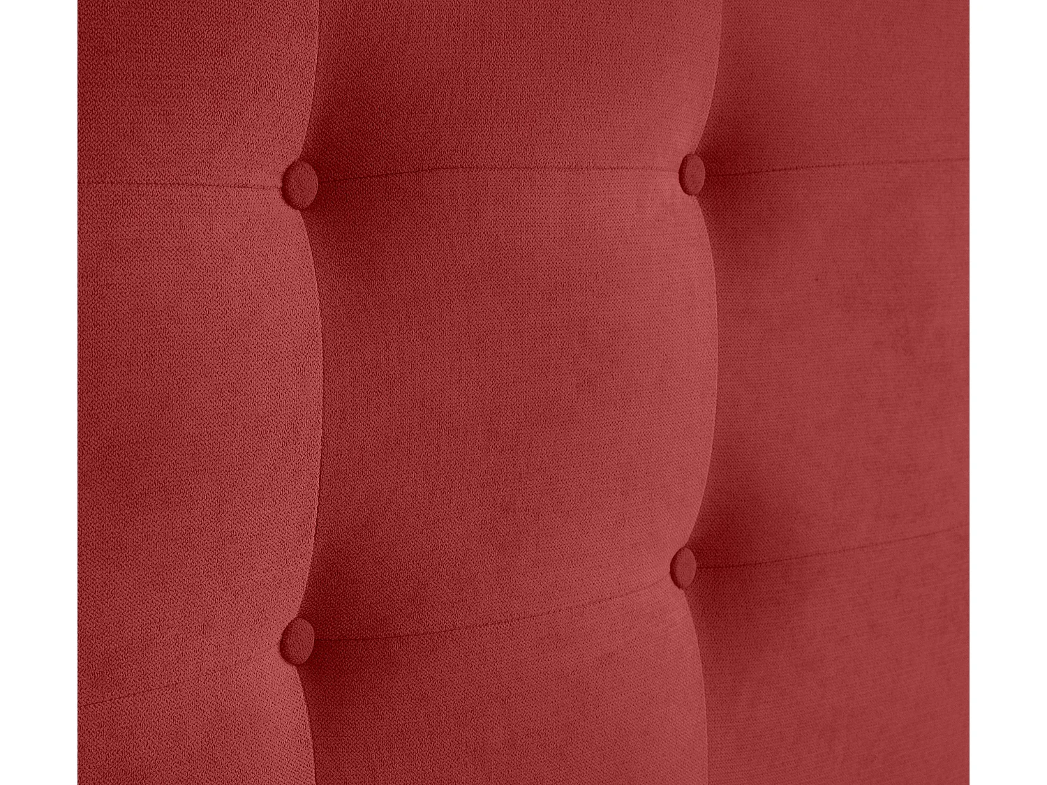 DHOME Cabeceira de  Tecido AquaLinho Capitoné Até o chão 145x120cm Camas 135/140 - Vermelho