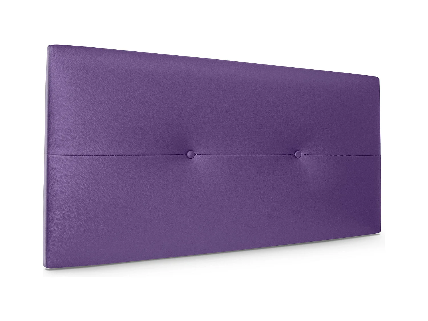 DHOME Tête de lit similicuir avec Boutons 110x50cm Lits 105 - Lila