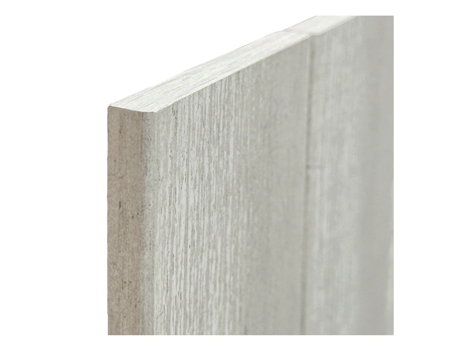 DHOME Tête de lit en bois recyclé MDF Vertical Pallet Style 110x46 Lits 105 - Bois Blanc