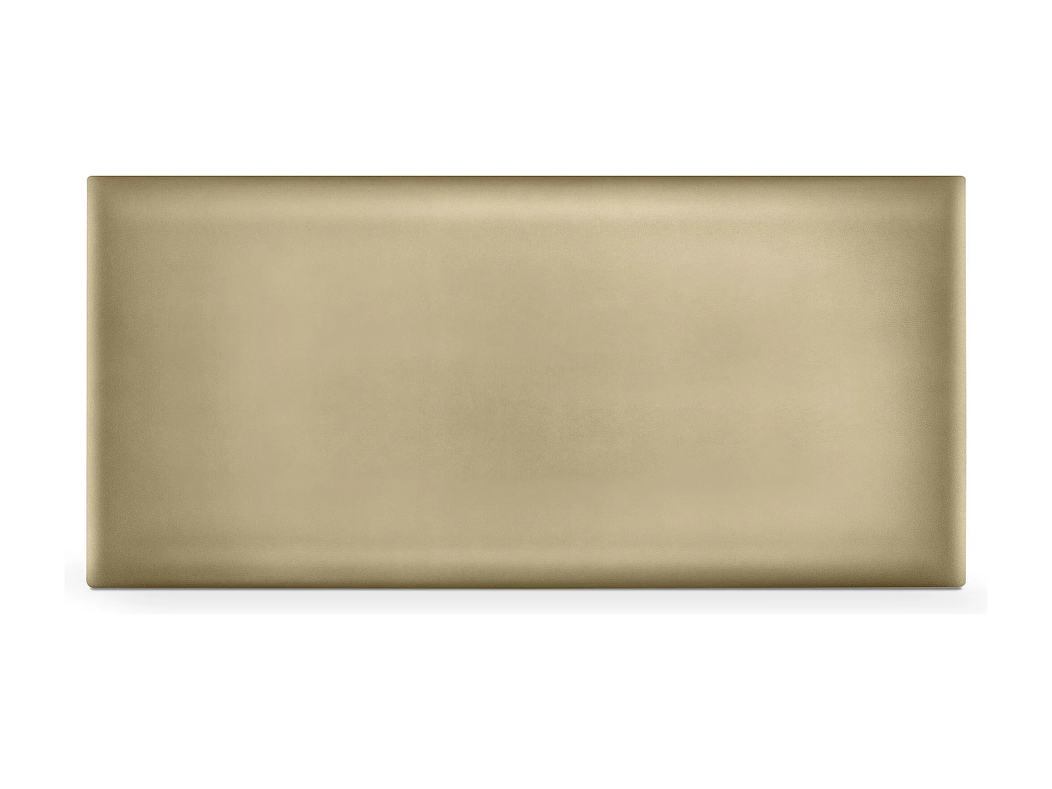 DHOME Cabeceira de  Couro sintético Liso 110x50cm Camas 105 - Champanhe