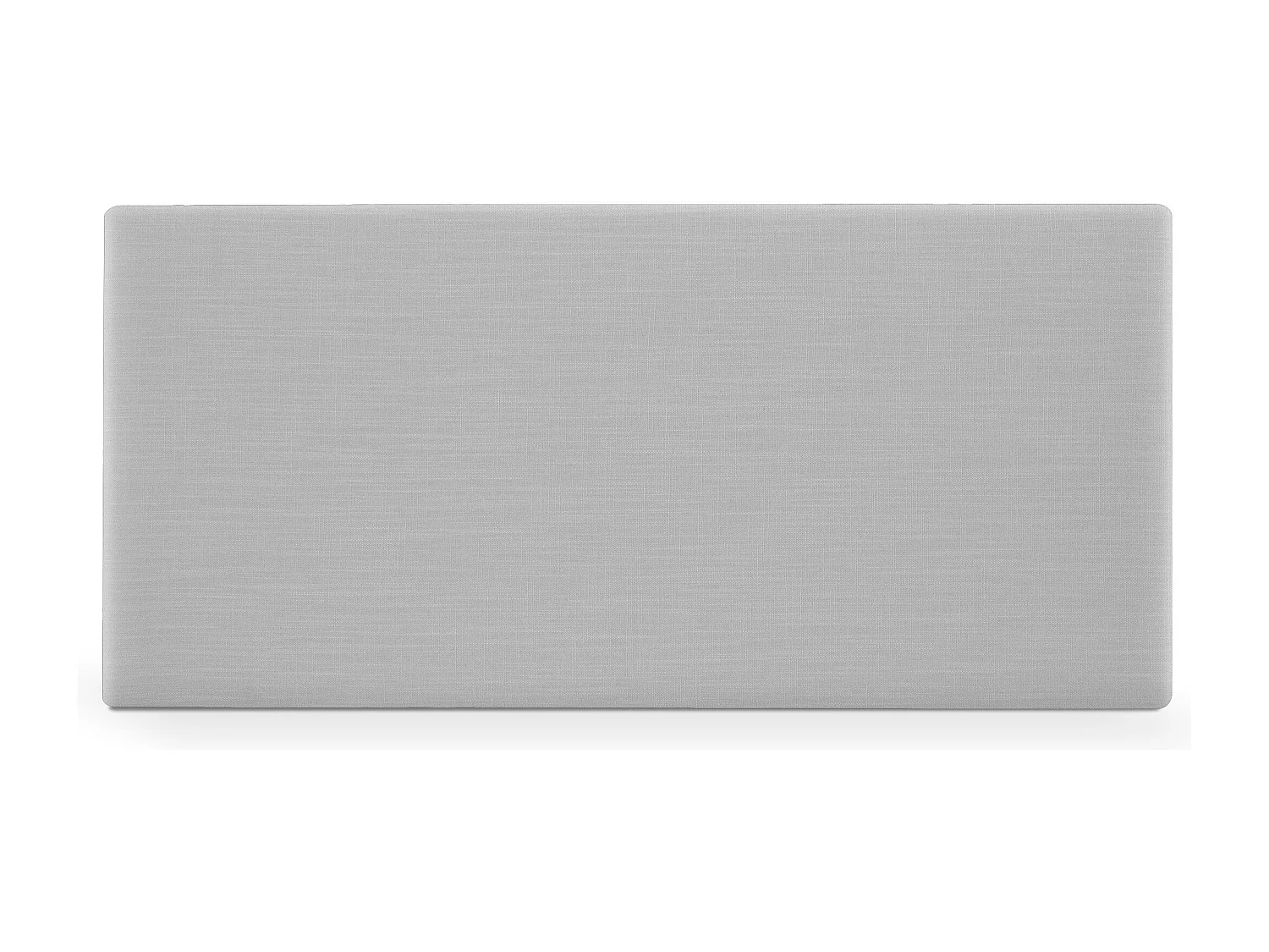 DHOME Tête de lit en lin naturel lisse 80x50cm Lits 70/80/90 - Gris clair