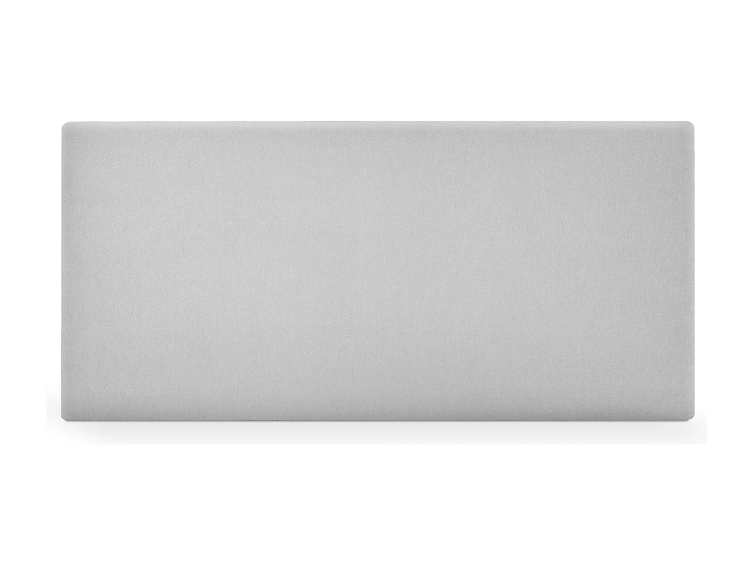 DHOME Cabeceira de  Tecido AquaLinho Liso Até o chão 95x120cm Camas 90 - Cinza Pérola