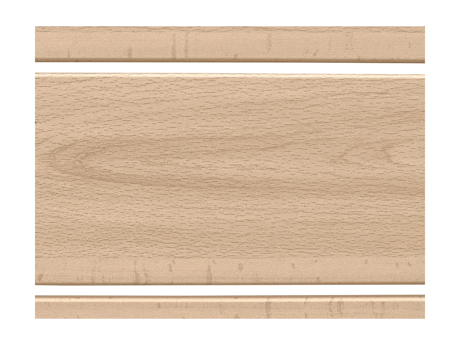 DHOME Tête de lit en bois recyclé DM Style Palette Horizontale 135x46cm Lits 120/135 - Bois Naturel