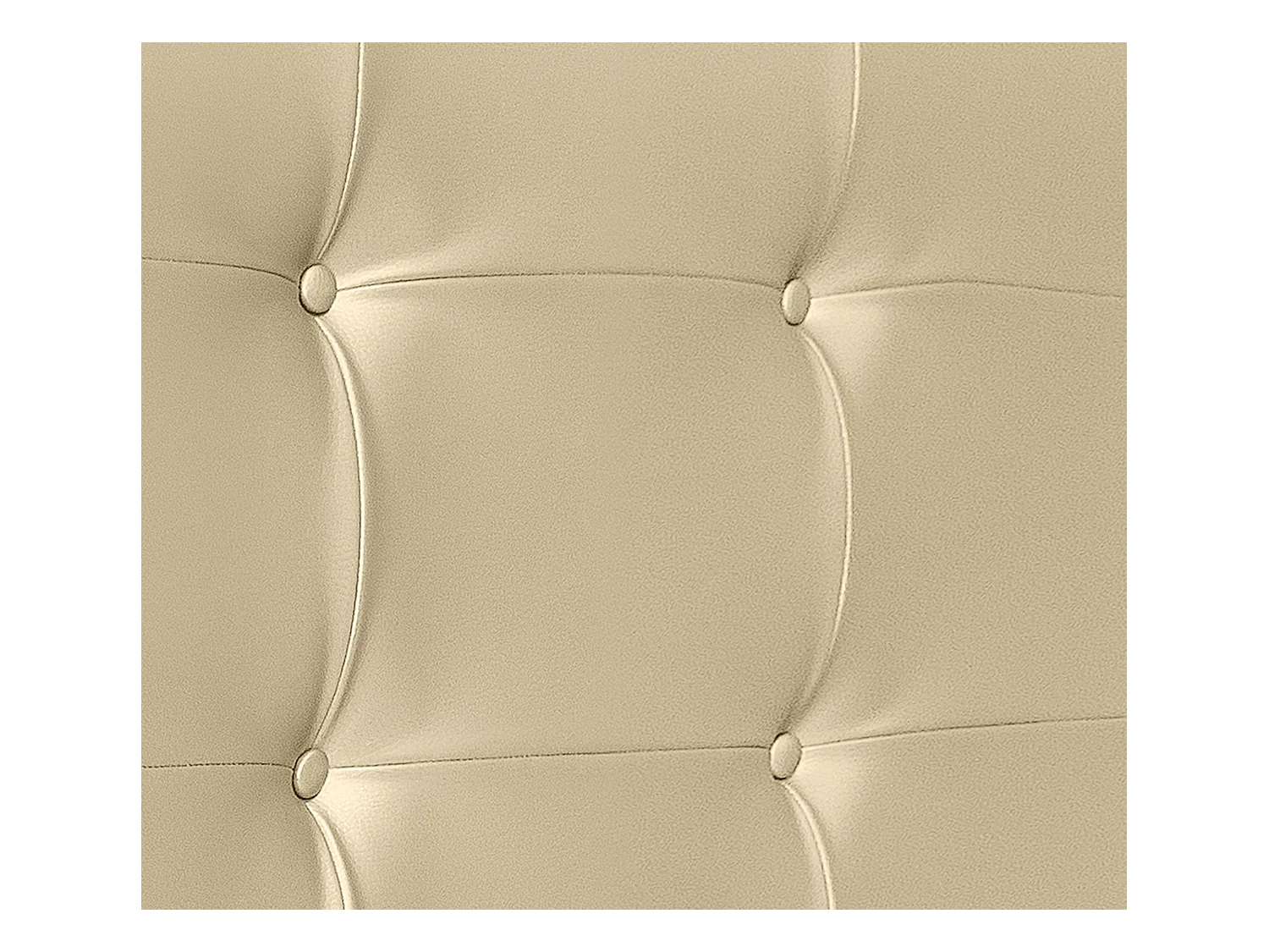 DHOME Tête de lit en Similicuir Capitonné 145x60cm Lits 135/140 - Champagne