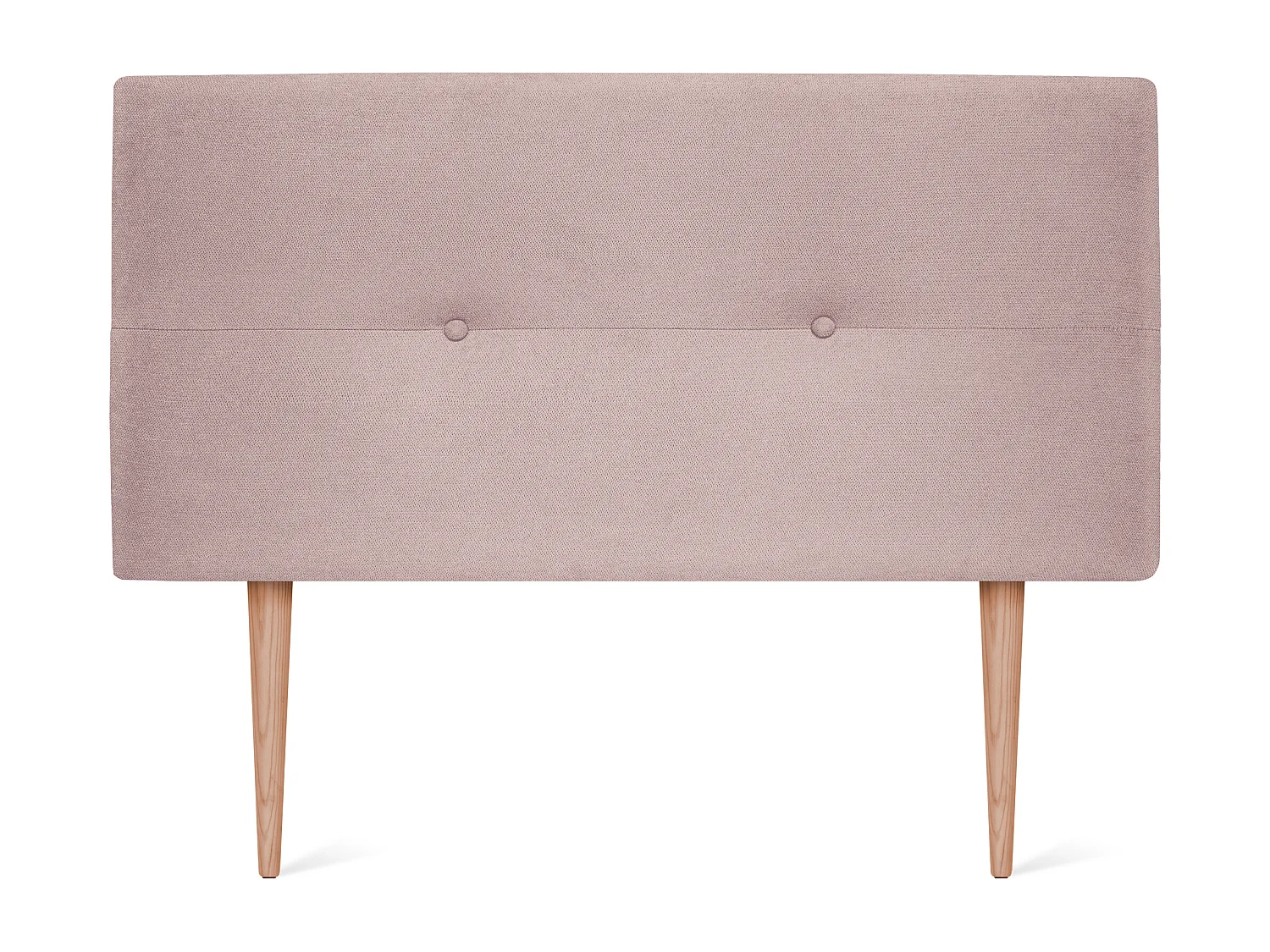 DHOME Aqualine Kopfteil aus Stoff mit Knöpfen 110x105cm Mit Beinen Betten 105 - Lachs