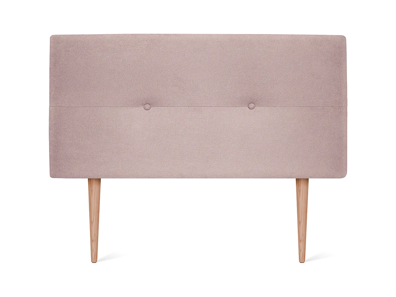 DHOME Tête de lit en tissu Aqualine avec Boutons 110x105cm avec pieds Lits 105 - Saumon