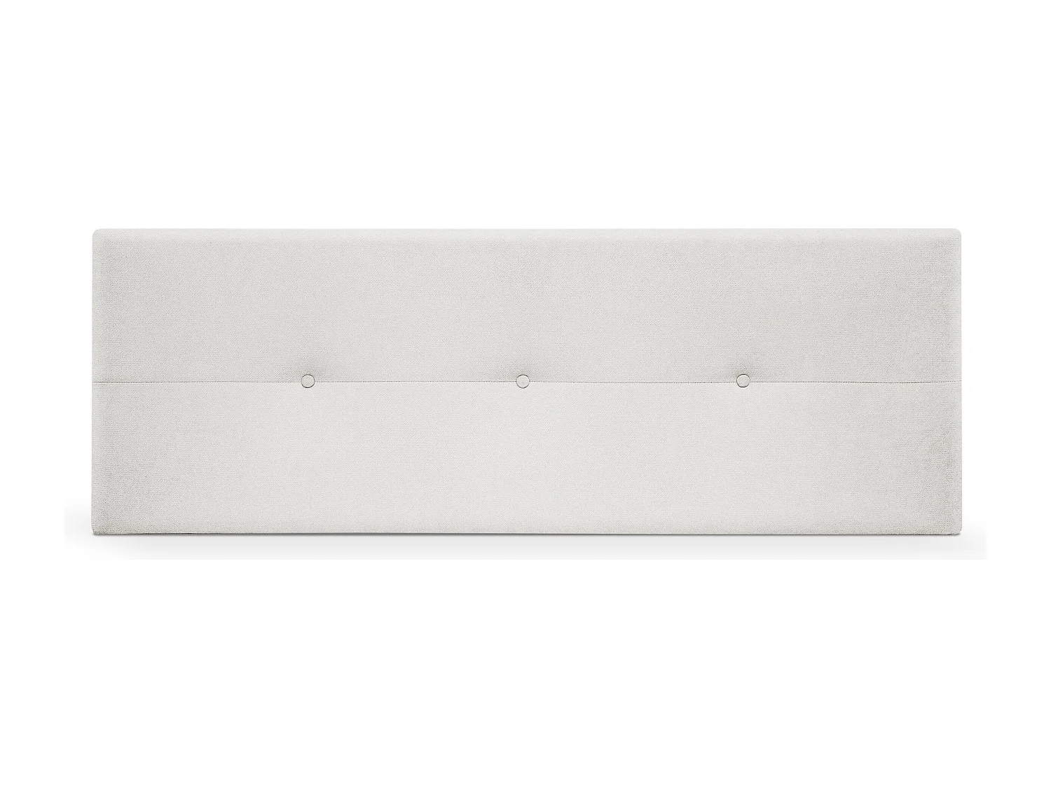 DHOME Tête de lit en tissu Aqualine avec Boutons 160x50cm Lits 150/160 - Gris perle