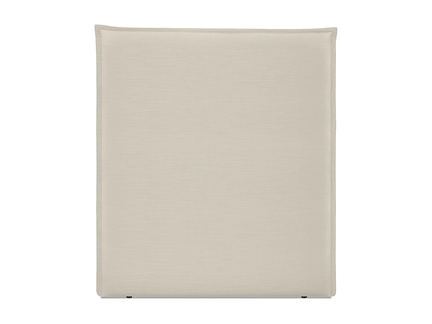 DHOME Cabeceira de  Linho Natural Liso com Acabamento Até o chão 110x120cm Camas 105 - Bege