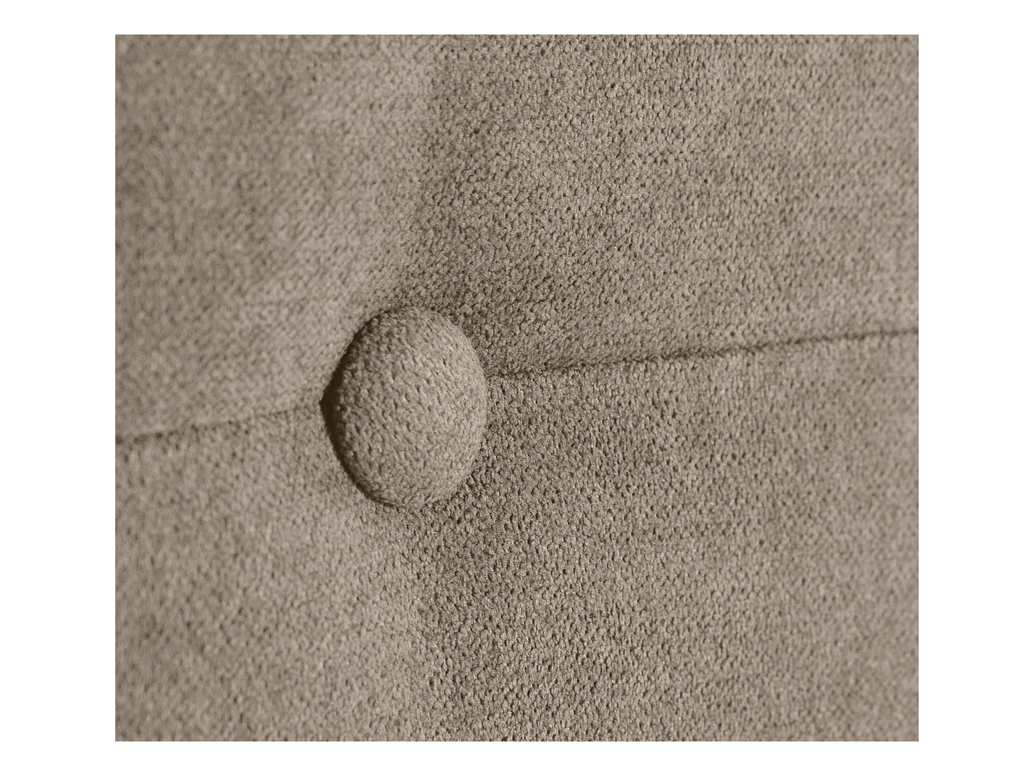 DHOME Tête de lit en tissu Aqualine avec Boutons 110x105cm avec pieds Lits 105 - Terre