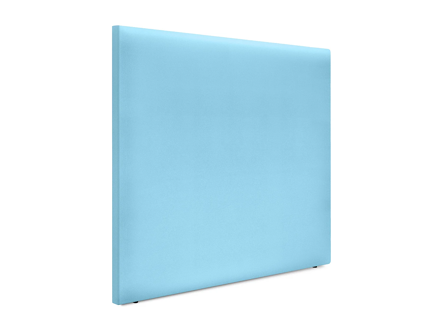 DHOME Cabeceira de  Couro sintético Liso Até o chão 150x120cm Camas 150 - Céu azul