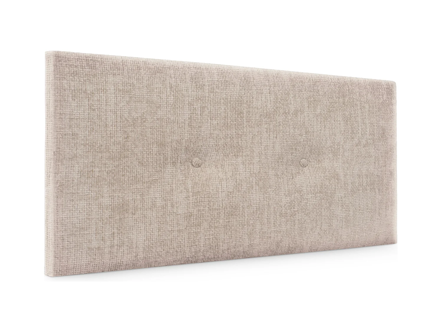 DHOME Tête de lit en laine naturelle avec Boutons 90x50cm Lits 80/90 - Beig