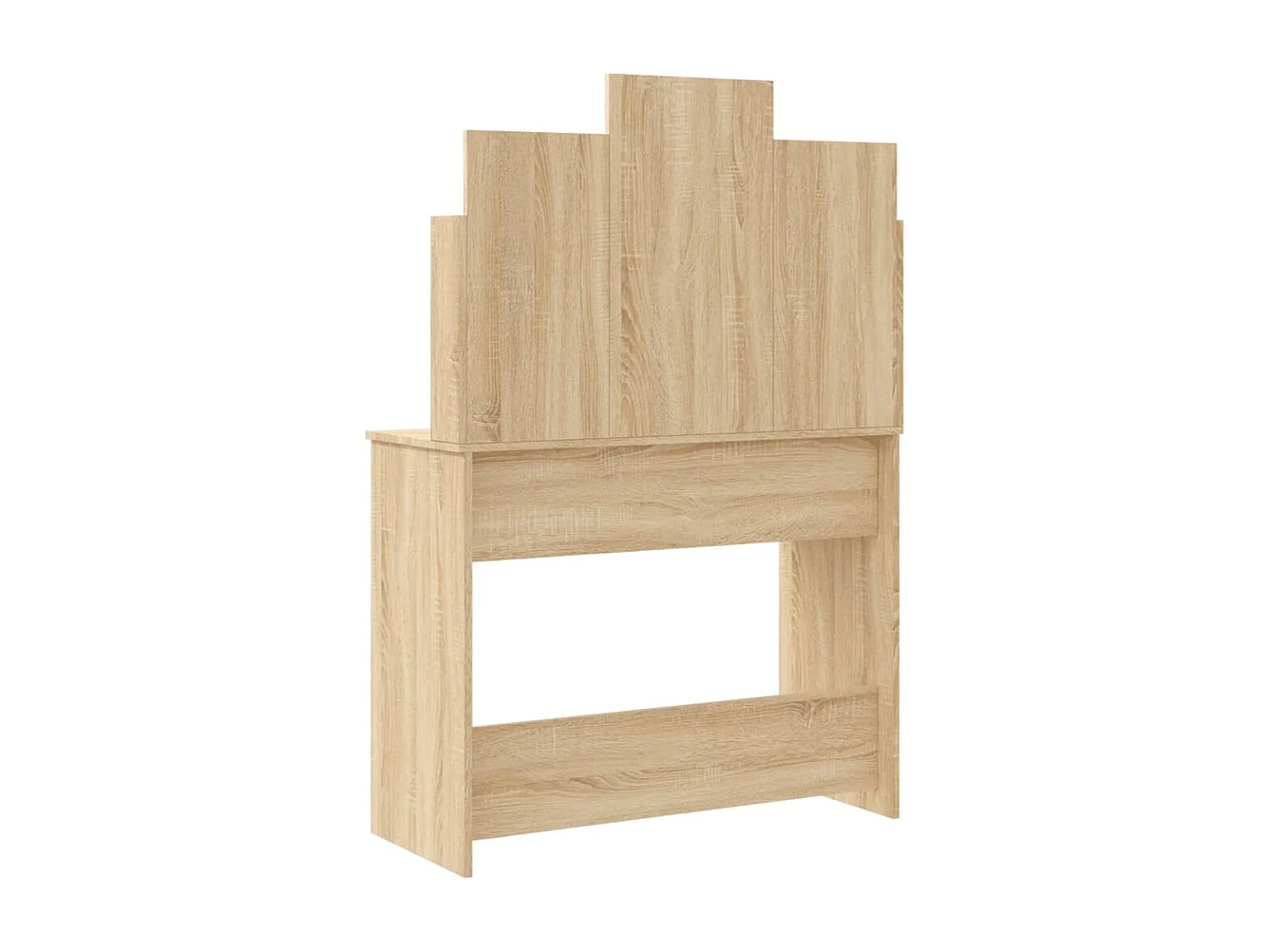 Coiffeuse avec lumières LED chêne sonoma 96x40x142