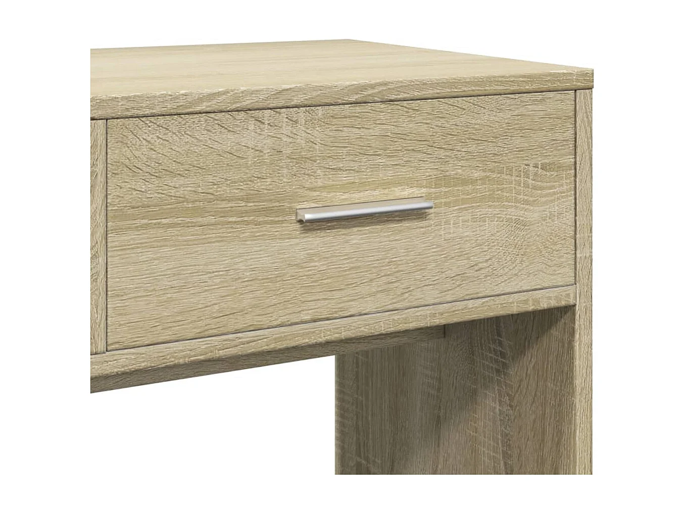 Coiffeuse avec miroir chêne sonoma 80x39x80