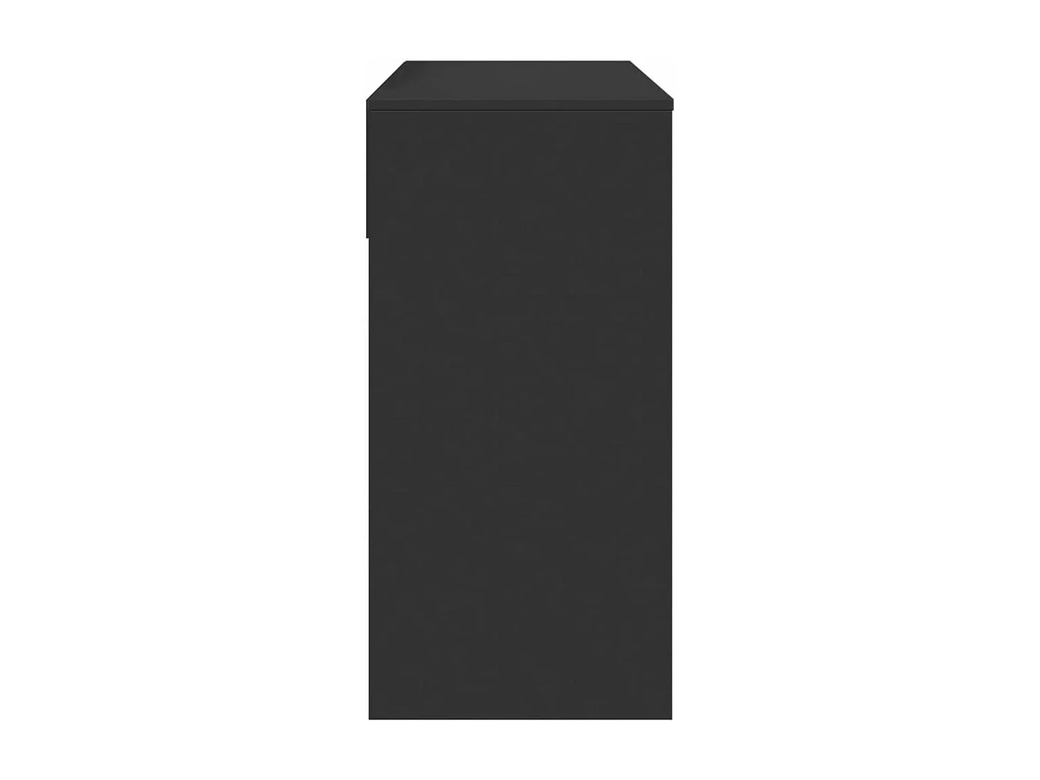 Coiffeuse avec miroir noir 80x39x80