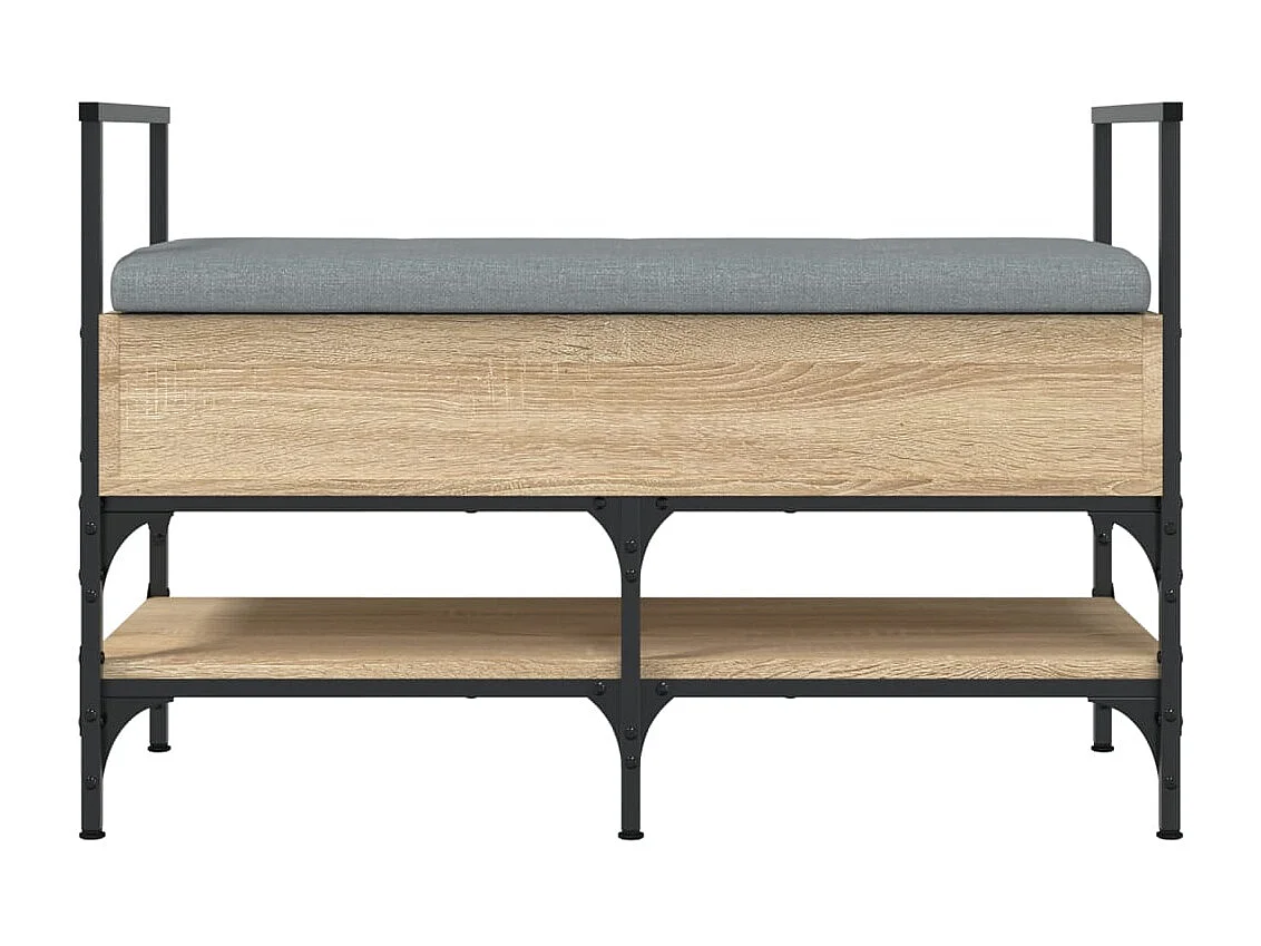 Banc à chaussures chêne sonoma 85,5x42x57,5 bois ingénierie