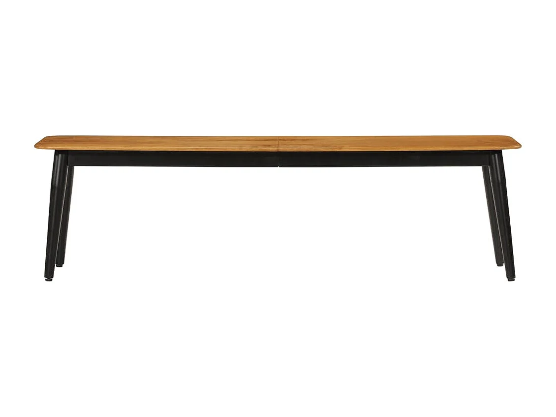 Banc 160x40x45 bois massif de manguier et fer