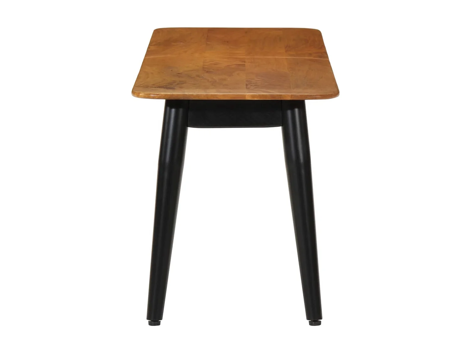 Banc 160x40x45 bois massif de manguier et fer