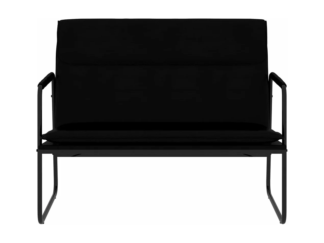 Banc Noir 100x64x80 Similicuir