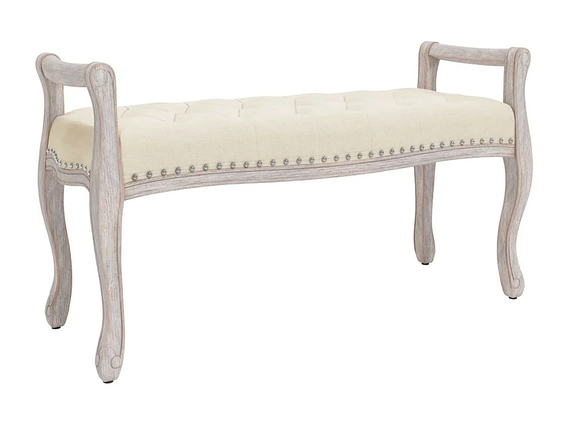 Banc beige 110x45x60 lin