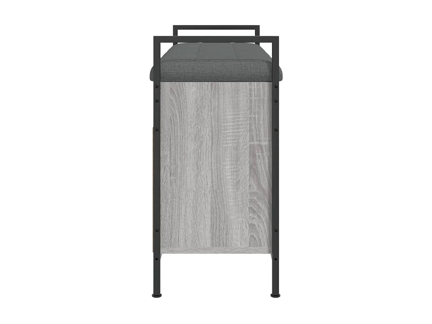 Banc à chaussures sonoma gris 85,5x32x57,5 bois d'ingénierie