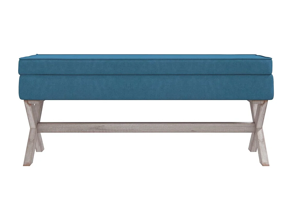 Opbergkruk 110x45x49 cm fluweel blauw