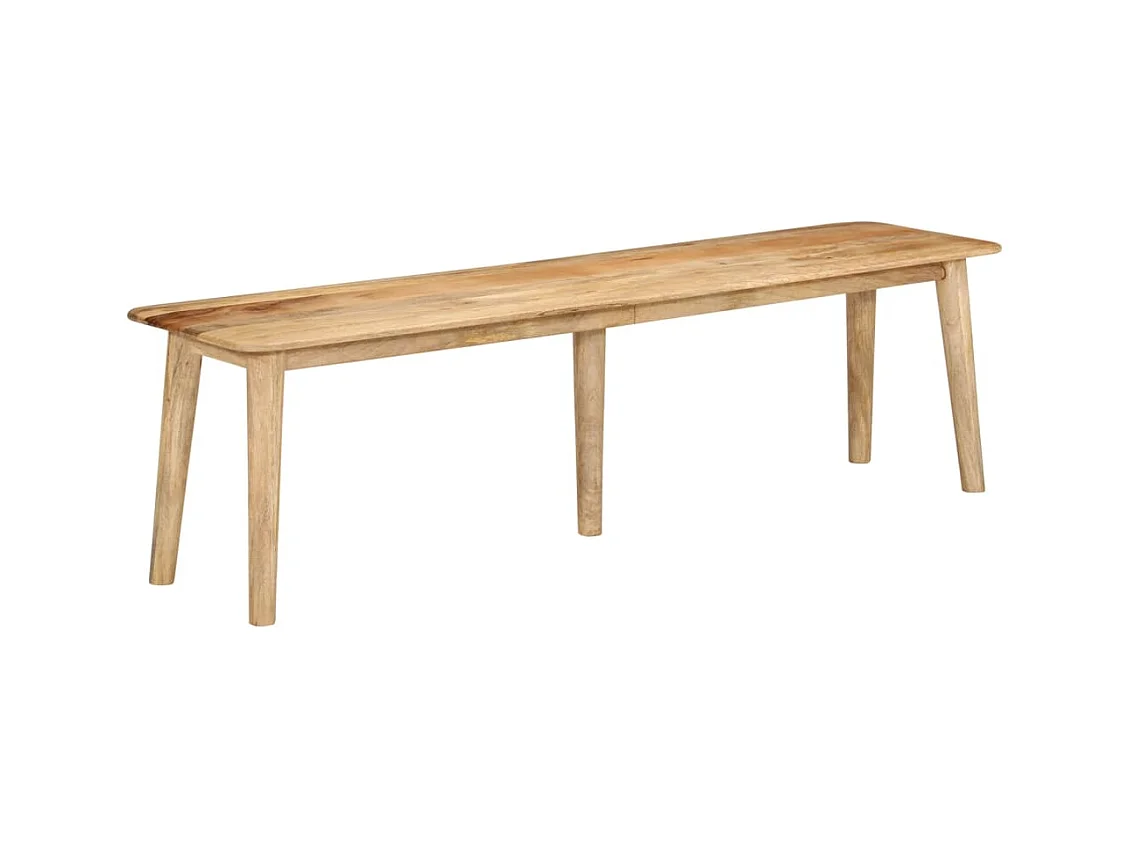 Banc 160x40x45 bois massif de manguier
