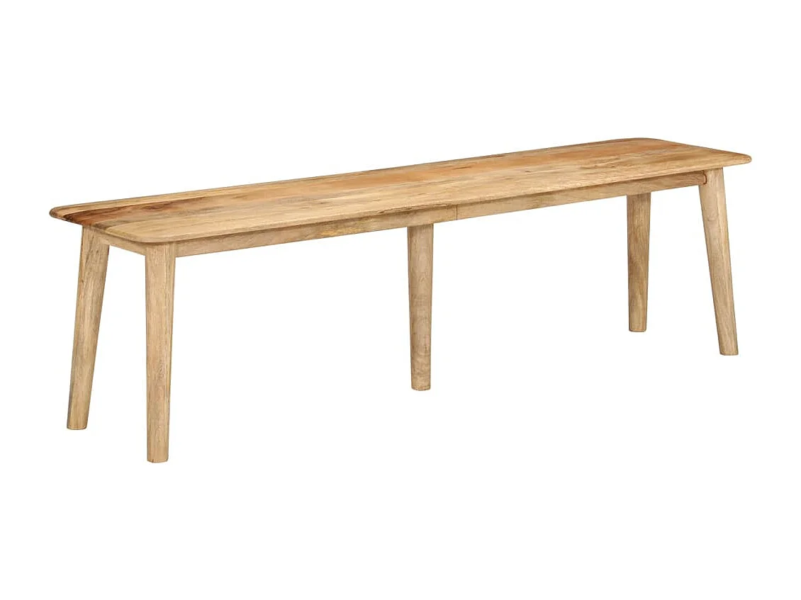 Banc 160x40x45 bois massif de manguier