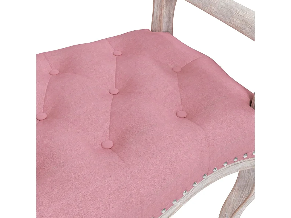 Banc Rose 110x45x60 Velours