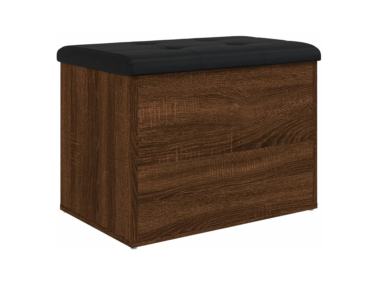 Banc de rangement chêne marron 62x42x45 bois d'ingénierie