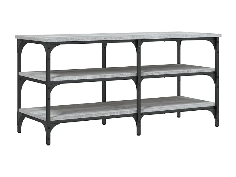 Banc à chaussures sonoma gris 100x38,5x49 bois d'ingénierie