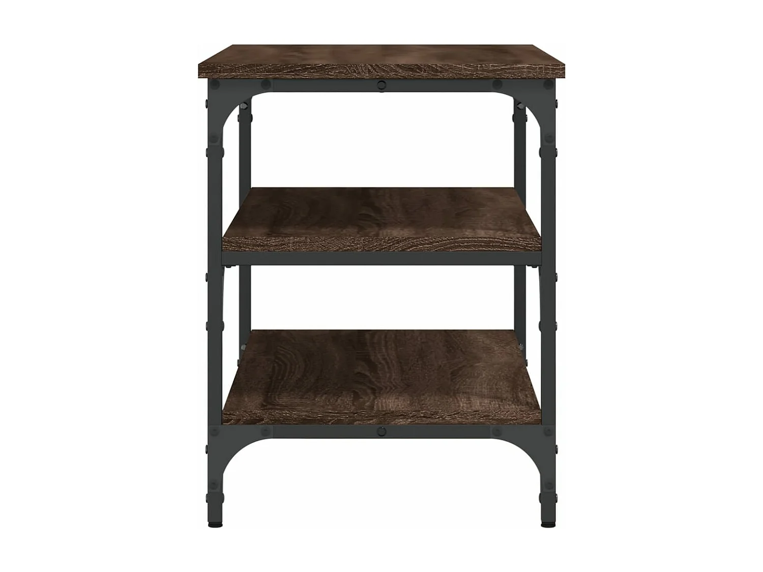 Banc à chaussures chêne marron 70x38,5x49 bois d'ingénierie