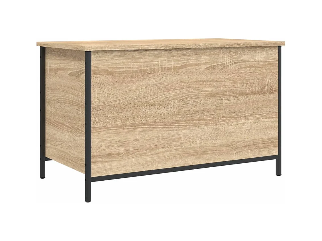 Banc de rangement chêne sonoma 80x42,5x50 bois d'ingénierie