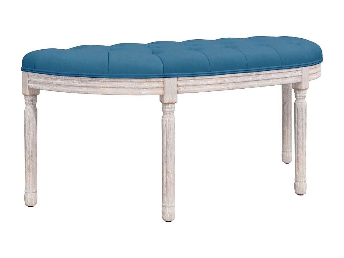 Banc Bleu 110,5x45x49 Velours