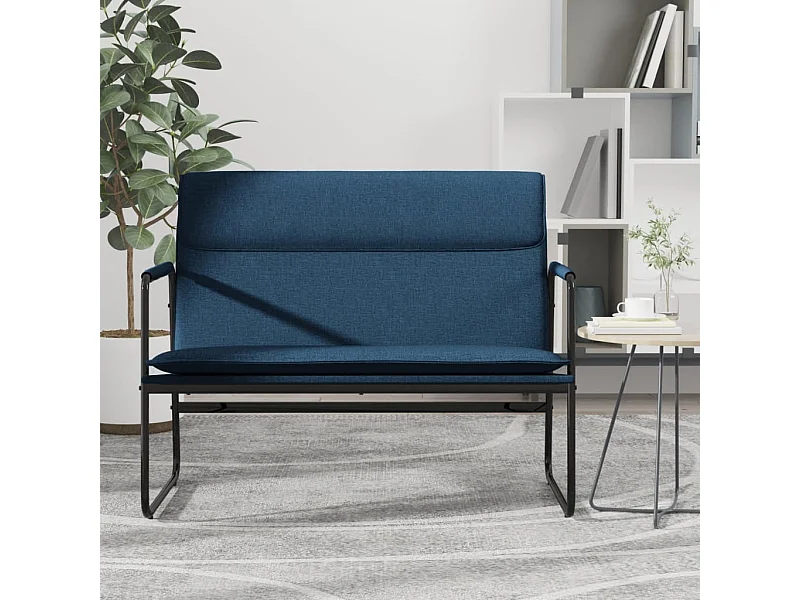 Banc Bleu 100x64x80 Tissu