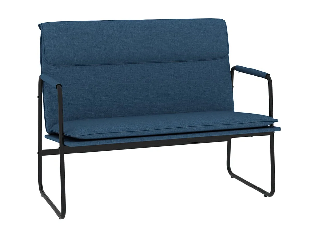 Banc Bleu 100x64x80 Tissu
