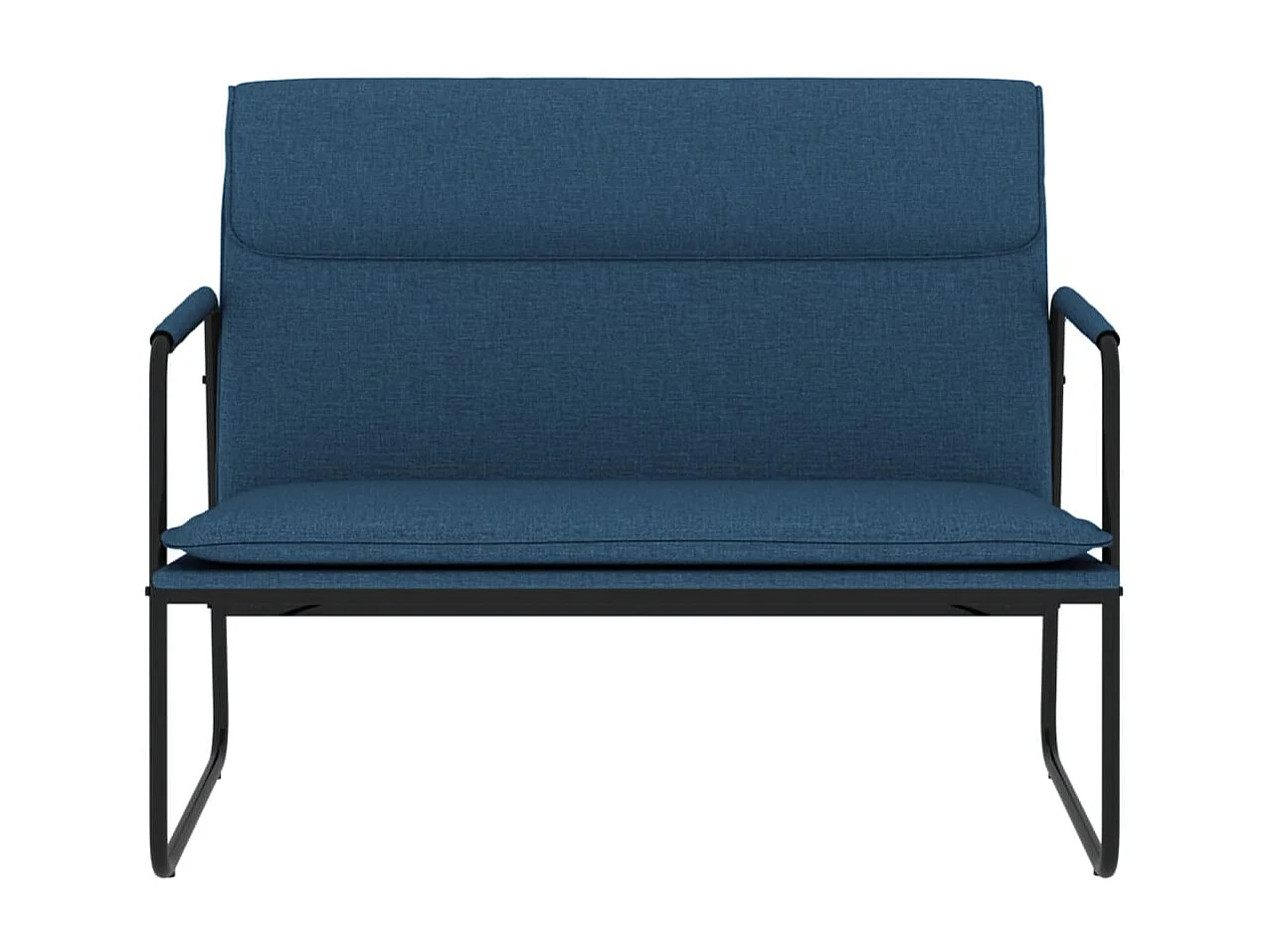 Banc Bleu 100x64x80 Tissu