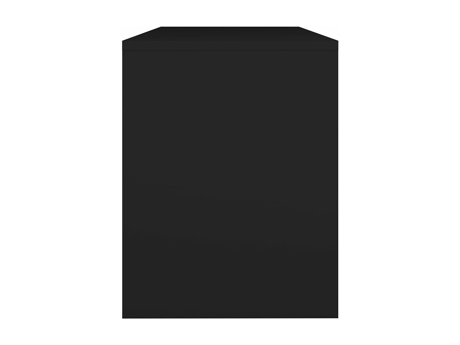 Tabouret de toilette Noir 70x35x45 Bois d'ingénierie