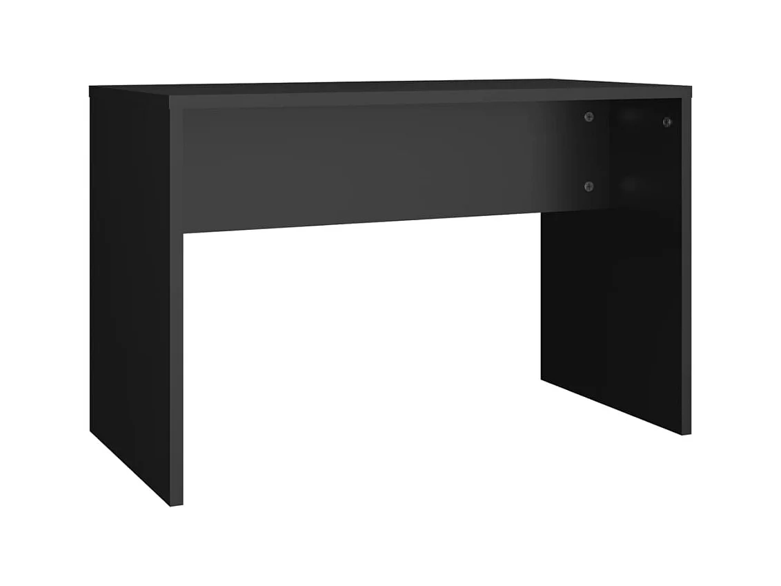 Tabouret de toilette Noir 70x35x45 Bois d'ingénierie