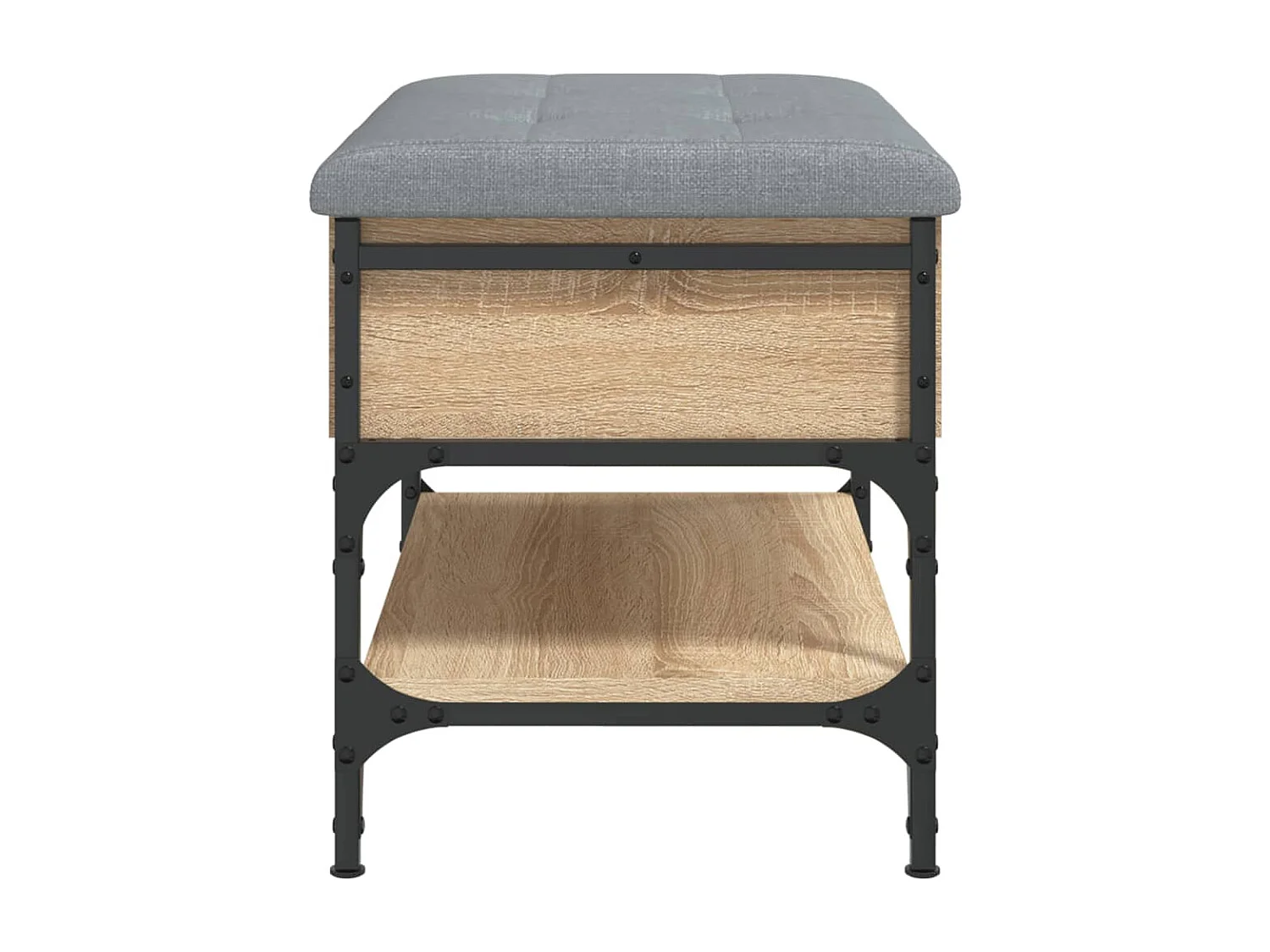 Banc à chaussures chêne sonoma 62x42x45 bois d'ingénierie