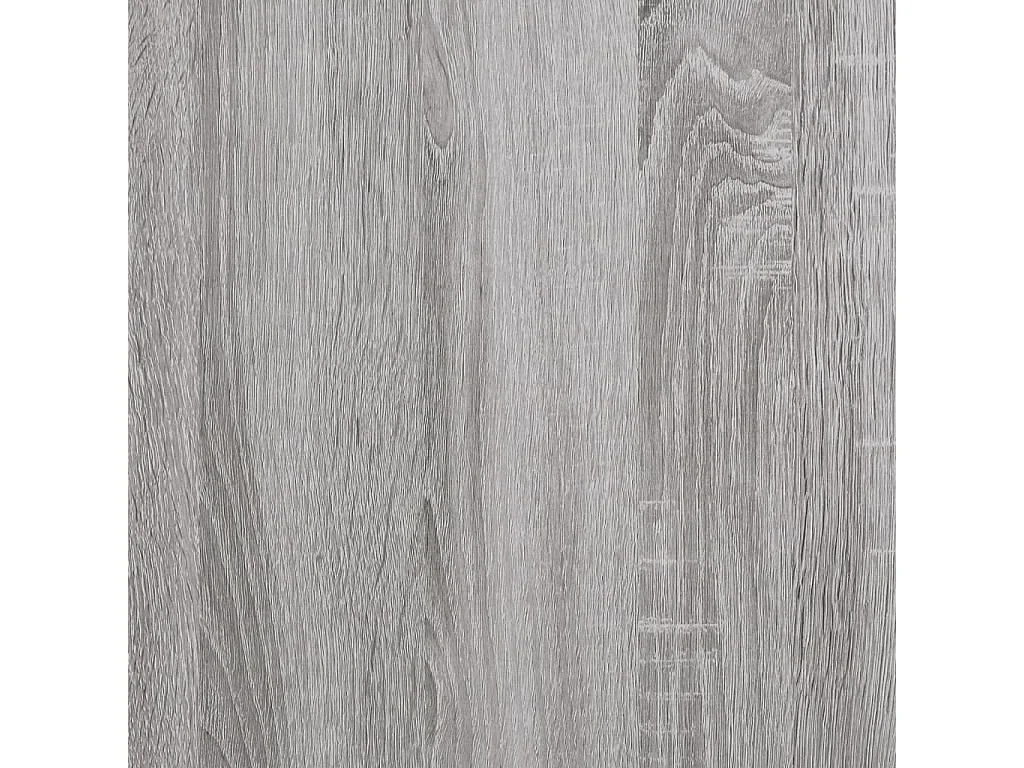 Banc de rangement sonoma gris 42x42x46 bois d'ingénierie