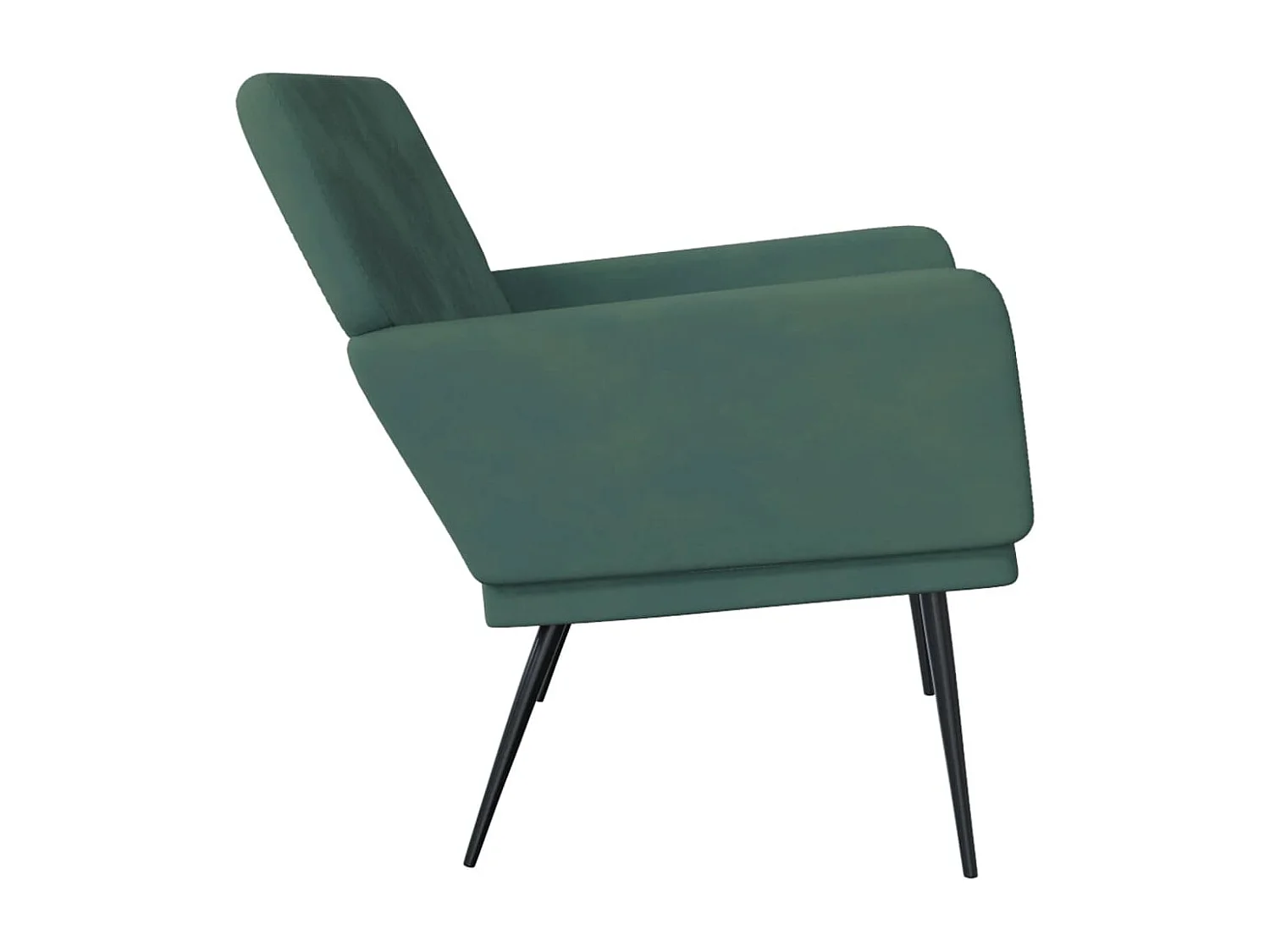 Banc Vert foncé 108x79x79 Velours