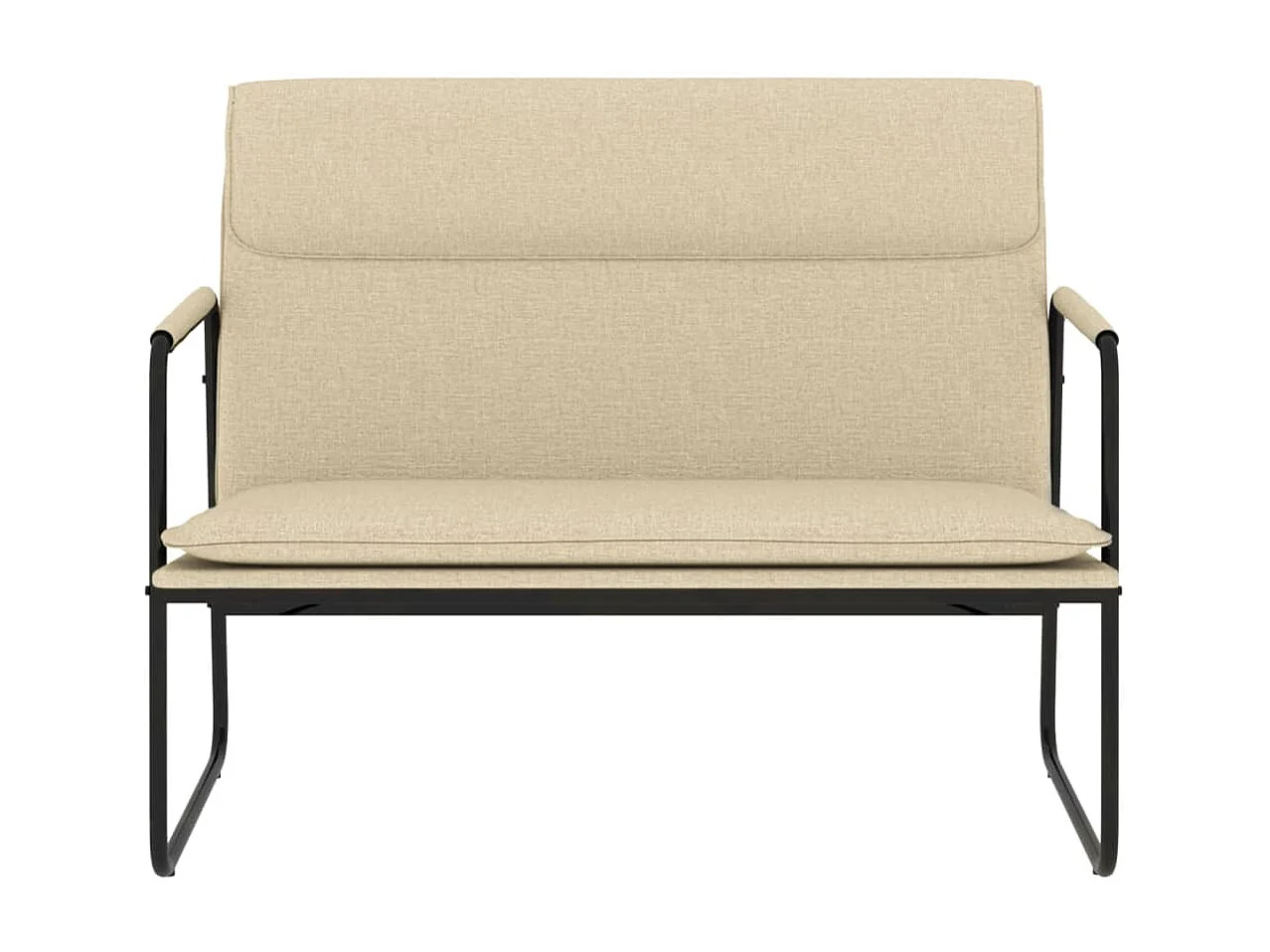 Banc Crème 100x64x80 Tissu