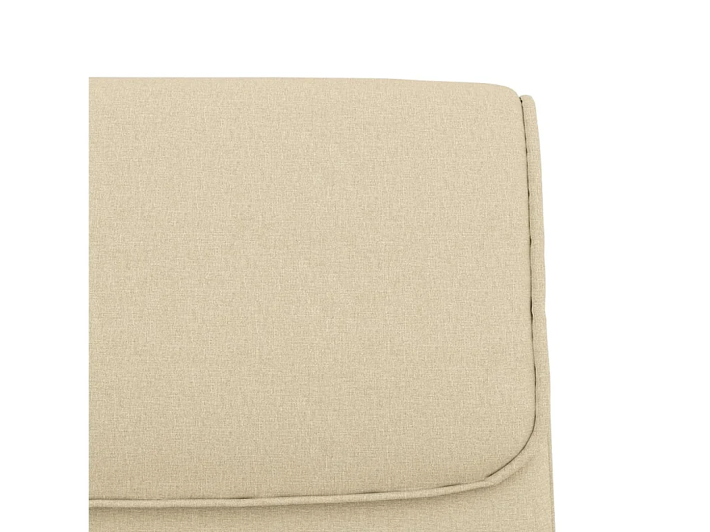 Banc Crème 100x64x80 Tissu