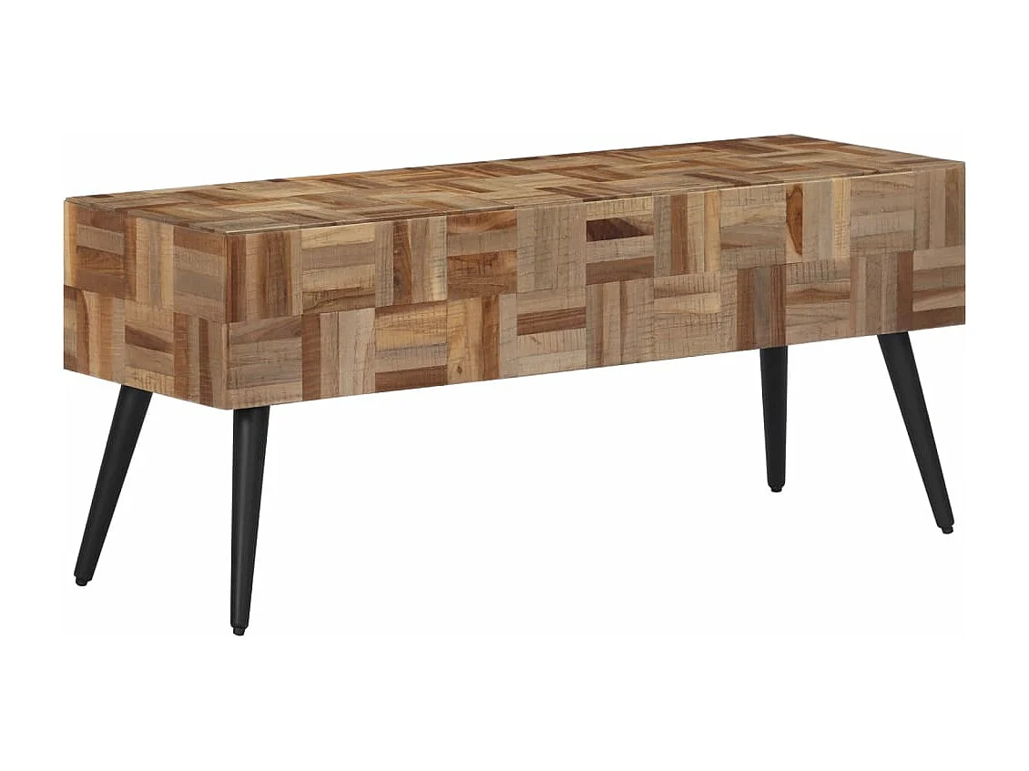 Banc 110x35x45 teck massif récupéré