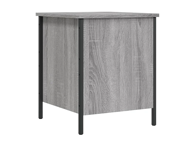 Banc de rangement sonoma gris 40x42,5x50 bois d'ingénierie
