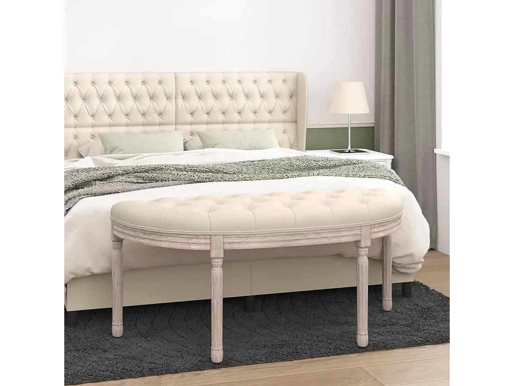 Banc beige 110,5x45x49 lin